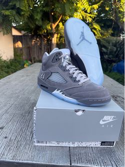 Jordan 5 Wolf Grey Size 10