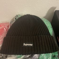 Supreme Overdyed Beanie Black 