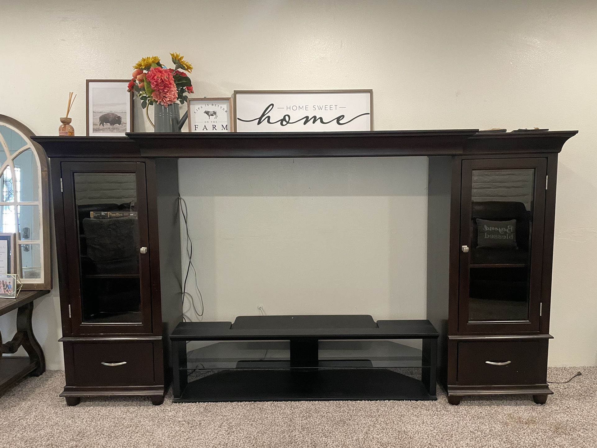 3 piece TV Console with TV Stand 