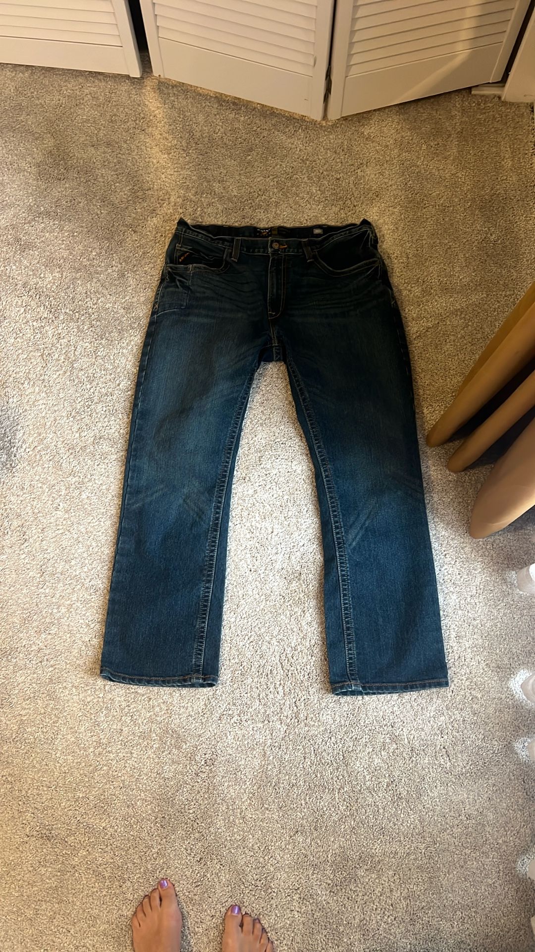 Ariat Men’s Rebar Straight Leg Jean