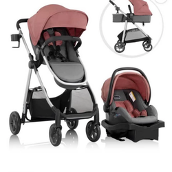 Evenflo Omni travel system  pink