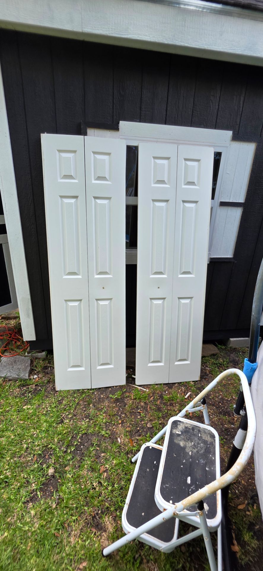 48x80 bifold doors like new! . Ready to install