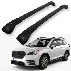 Roof Rack Crossbars for Subaru Ascent 2019-2022 Black Rooftop Luggage Racks 165lbs Canoe Kayak Roof Rack Cargo Carrier - 2pcs
