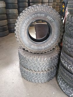 33X12.50R15 FIRESTONE ABOUT 95% $375 (3) TIRES