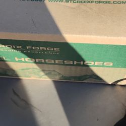 La Croix forge steel horseshoes