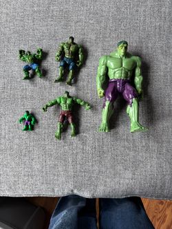 Hulk Action Figure Lot of 5