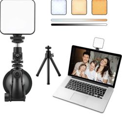 Light for Video Conferencing, Laptop Light for Video Conferencing,Remote Working,Self Broadcasting,Live Streaming, Zoom Calls, with Stronger Suction C