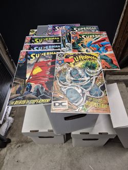 Superman Comics! 3 Shortboxes!