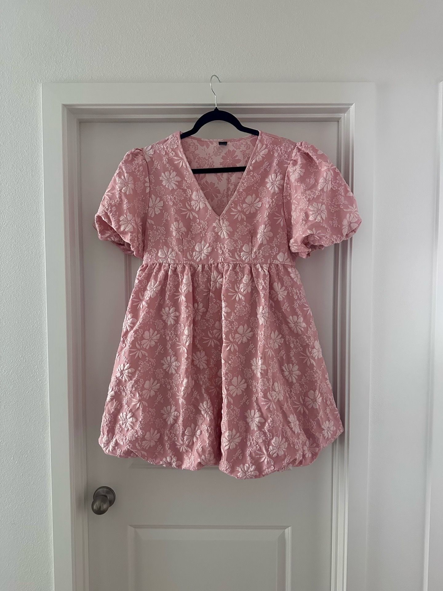 Pink babydoll dress