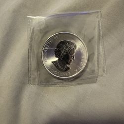 Canadian $8 Silver Coin 1.5 Troy Oz 