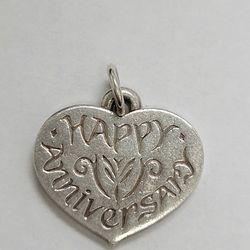 James avery "Happy Anniversary" silver Charm