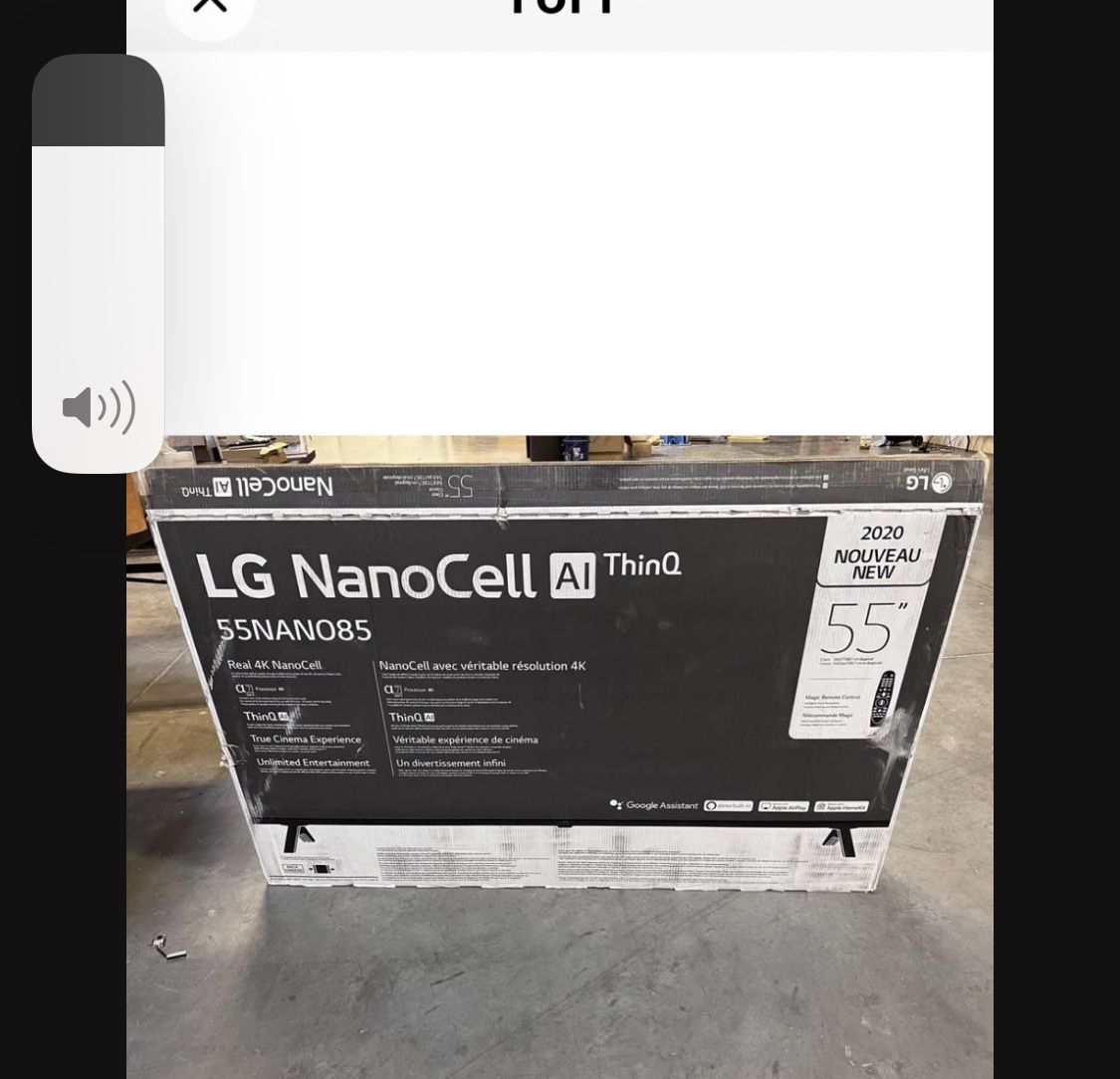 LG 55” NanoCell Smarttv New