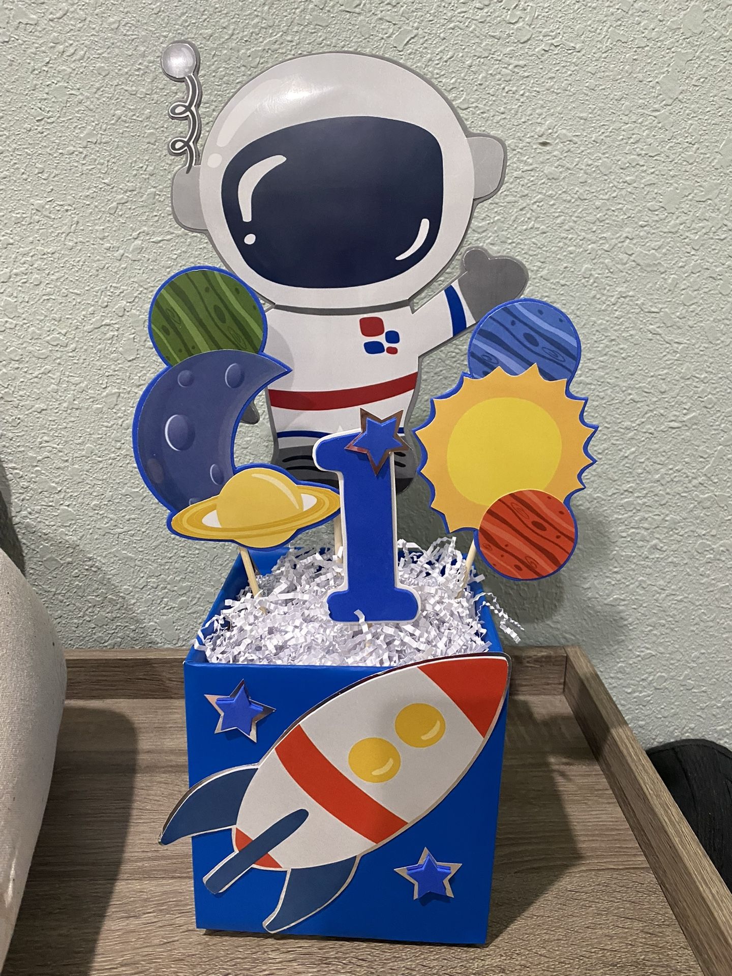 Space Astronaut Birthday Party Centerpiece