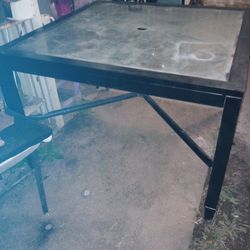 Outdoors Table,In Good Condition 