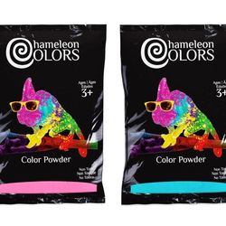 Pink And Blue Powder