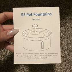 Pet Water Fountain