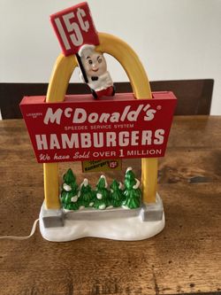 Department 56 McDonald’s Light Up Sign