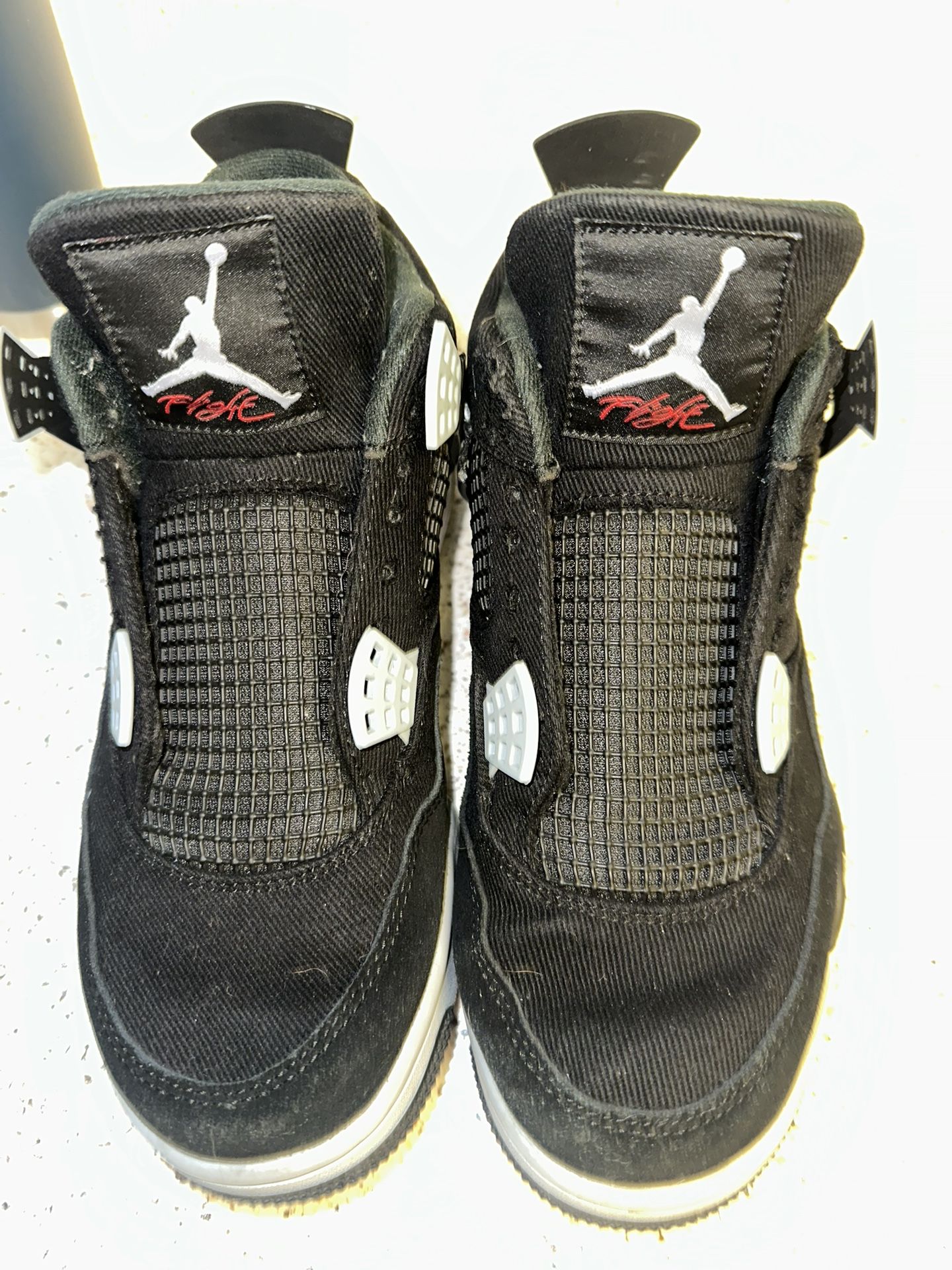 Size 9 - Nike Air Jordan 4 Retro SE Black Canvas Men's Shoe