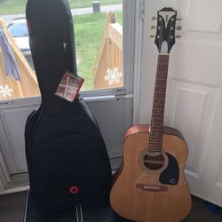 Epiphone Acoustic Guitar with Case
