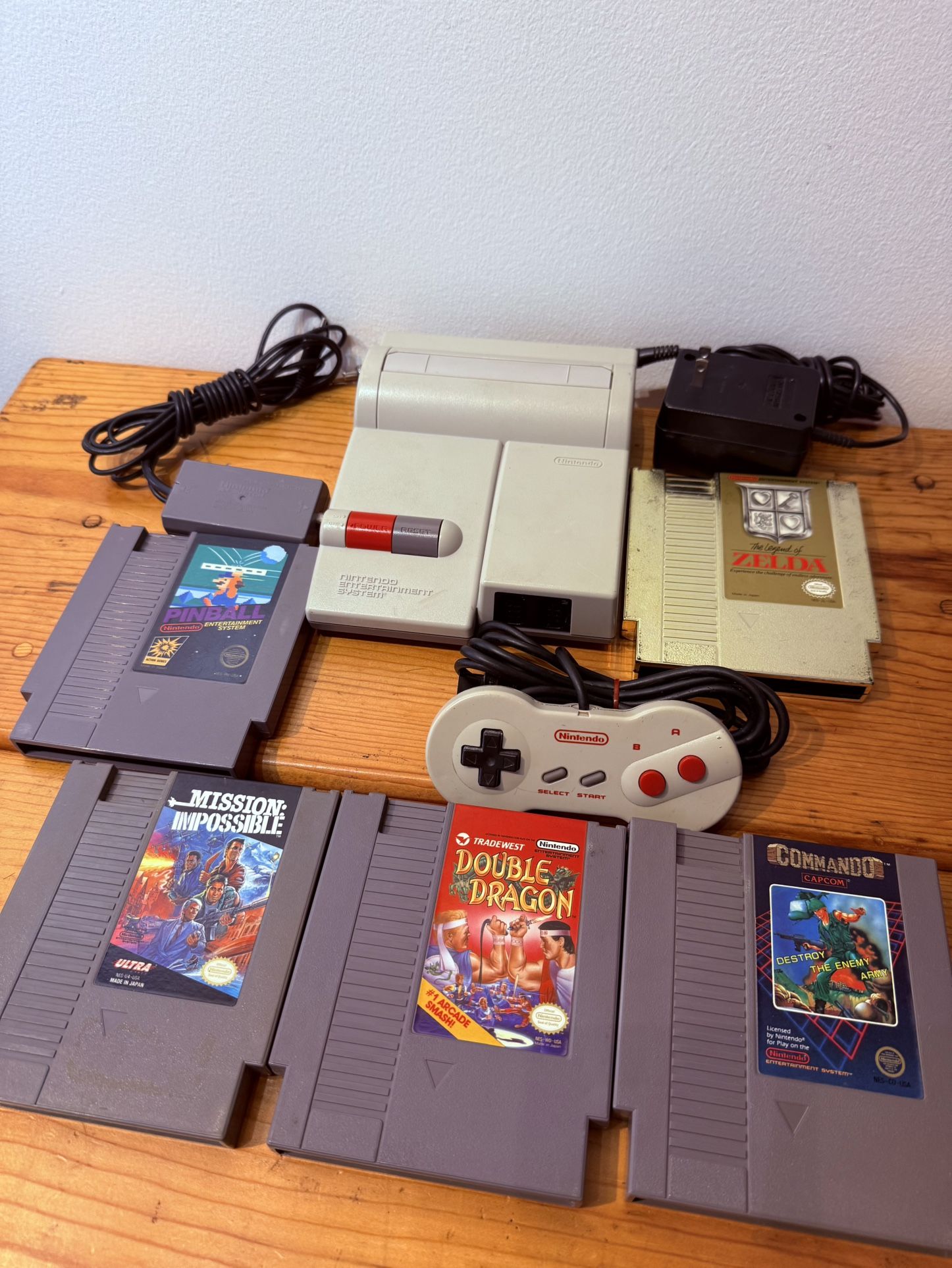 NES Top Loader Complete With Zelda And Games