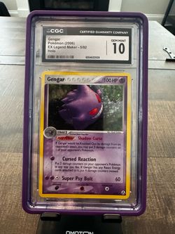 2006 Pokémon EX Legend Maker Gengar Holo #5/92 CGC 10