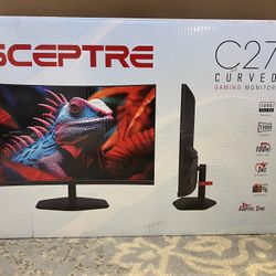Sceptre New Curved 27-inch Gaming Monitor 1500R 100Hz HDMI X2 DisplayPort 1ms 100% sRGB (Notmal Price: $124)