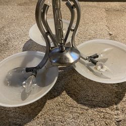 Brushed Nickel  Chandelier 