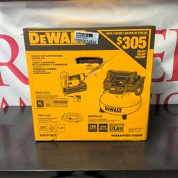 DeWalt Dwfp1kit 6 Gallon Compressor With 18 Gauge Brad Nail Gun