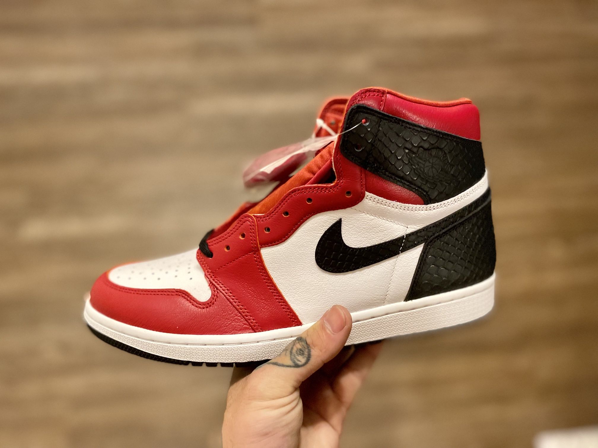 Jordan 1 Satin Snake Skin