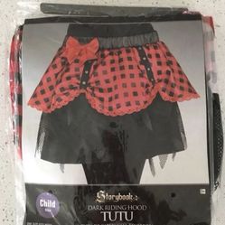 ~NEW Halloween Little Red Riding Hood TuTu Skirt Costume