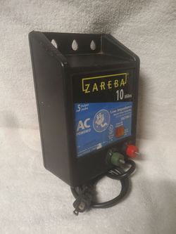 Electric fence charger, Black