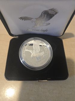 2025 Laser Engraved American Eagle Silver Coin