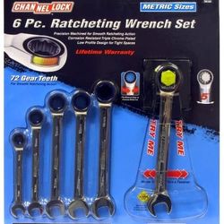 Channellock 38049 - 6 Piece Metric Ratcheting Wrench Set
