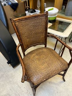 Rattan Bamboo Armchair