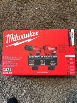 Milwaukee M12 Subcompact Brushless 2-Tool Combo Kit
