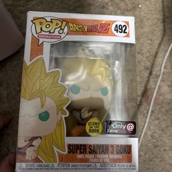 Super Saiyan 3 Goku Funko Pop #492 – GameStop Exclusive Glow in the Dark (Dragon Ball Z)