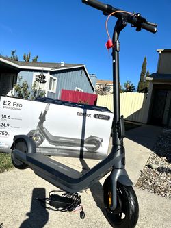 Segway - E2 Pro Electric Scooter - Efficient Commuter Scooter w/ 21.7 Mile Range, 18.6 MPH Speed
