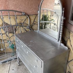 Antique Silver Dresser