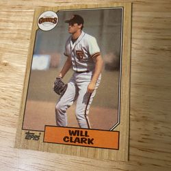 SF Giant’s Will  Clark Card  Offers $$$