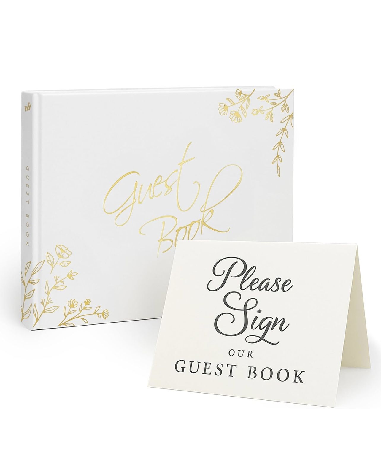 NEW Modern Guest Book for Wedding Reception, Baby Shower, Birthday Party – Polaroid Guest Book, Blank Pages for Sign in, Photo Album White