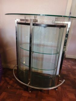 Glass Showcase For Wine Bottles 40 Wide For 45 High