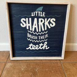 Pottery Barn Kids Shark Art