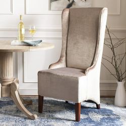 Velvet High Back Chair