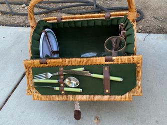 Wicker Picnic Basket