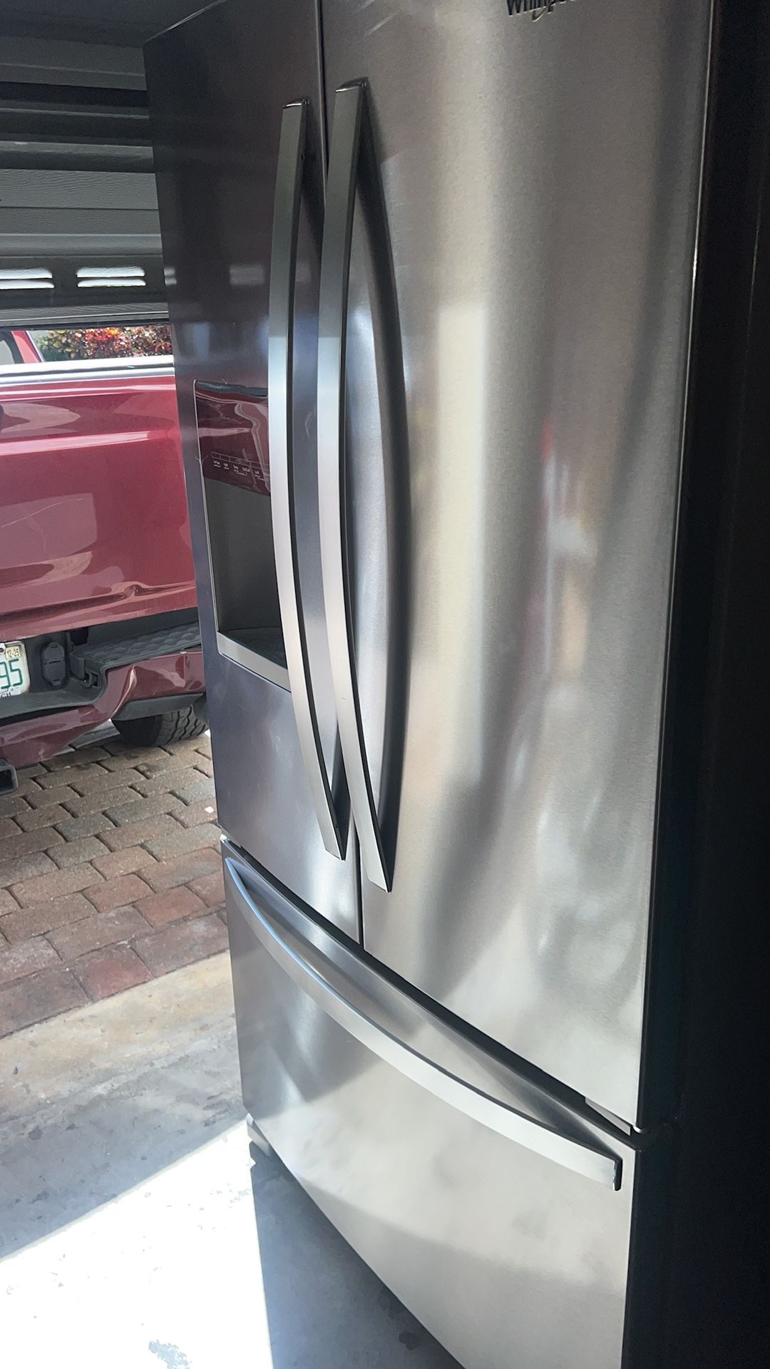 Whirlpool 36’ French Doors Bottom  Mount Refrigerator
