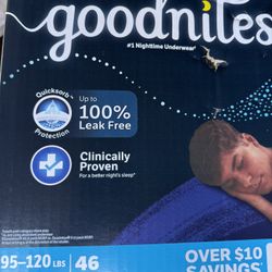 Goodnites XL For Sale 