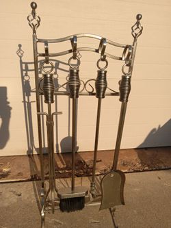 Fire Place Utensils & Stand