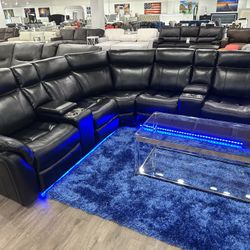 🔥🔥🔥HOT DEAL POWER RECLINING SECTIONAL WITH LED🔥🔥🔥
