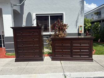 2 dressers REAL WOOD MADERA REAL NEXT GONE TODAY venta pa hoy