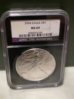 MS69 2004 Silver Eagle